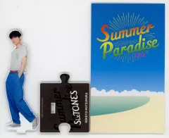 【中古】アクリルスタンド・アクリルパネル [台紙付き] 松村北斗(SixTONES) アクリルスタンド 「Summer Paradise 2018」
