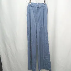 ◇ Θ YECCA VECCA イェッカ ヴェッカ スラックスパンツ サイズM ブルー レディース E  【1505220014046】