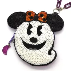 【中古】キーホルダー ミニーマウス(ゴースト) キーチェーン 「ディズニー・ハロウィーン2009」 東京ディズニーリゾート限定