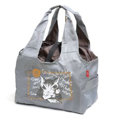【新品】 エコネコダヤン レジかごバッグ お手紙グレー 942054 わちふぃーるど 猫のダヤン エコバッグ 折り畳み 大容量 マチ広 おしゃれ  折りたたみバッグ 猫 ねこ かわいい おしゃれ
