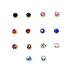 樹脂ピアス セット ピアス ジュエリー アクセサリー シンプル 5mm