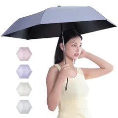 日傘 折りたたみ傘 UVカット 100 完全遮光 遮熱 軽量 ワンタッチ自動開閉 【逆戻り防止安全式】 UPF50+ 日焼け防止 熱中症対策 肌を優しく守る 大きめ 耐風撥水 日傘兼用雨傘 レディース/メンズ/子供/大人兼用 収納ポーチ付き コンパクト 携 1