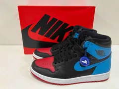 NIKE WMNS AIR JORDAN 1 HIGH OG UNC to Chicago CD0461-046 ナイキ エアジョーダン1 スニーカー ブラック 26cm 箱あり 黒タグあり