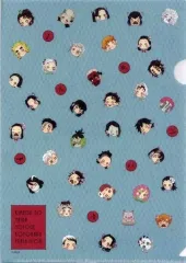 【中古】クリアファイル 集合(SD) 和紙風A4クリアファイル 「鬼滅の刃 吾峠呼世晴原画展」