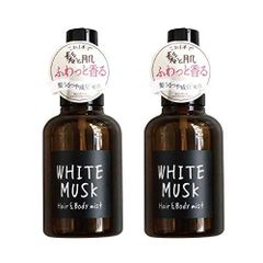 新品 ジョンズブレンド ヘア&ボディミスト JohnsBlend ホワイトムスク 【２個セット】 105ミリリットル (x 2)