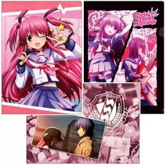 [중고] 클리어 파일 유이 클리어 파일 세트 [이치 반 쿠지 쿤 캐릭터 와루도 Angel Beats!] F 상