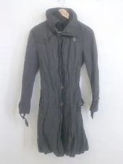 ◇ ◎ qualite カリテ ライナー付 長袖 コート サイズ3 グレー レディース P  【中古】 【1211140009962】