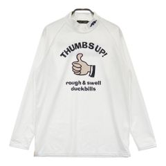 サイズ：XL ROUGH&amp;SWELL ラフアンドスウェル 2022年 タートルネック 長袖Tシャツ  ネイビー系 [240101501546] ゴルフウェア メンズ ストスト サイズ：XL ROUGH&SWELL ラフアンドスウェル 2022年