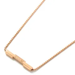 新品 グッチ GUCCI ネックレス リンクトゥラブ ピンクゴールド