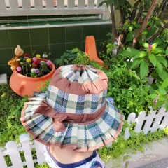 親帽子 帽子 レディース 春 つば広 夏 大人 母の日 折りたたみ ハット 幾何学柄 お揃い 子供 ストローハット 麦わら帽子 麦わら UVカット海 紫外線対策 キッズ  vii3w394458