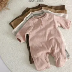 【peekaboo】ニットソーロンパース  韓国子供服　ベビー服　人気ブランド