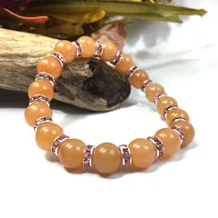 ピンクアベンチュリン パワーストーン ブレスレット 天然石 10mm （ピンク）メンズ・レディース　男性・女性　数珠ブレス　開運  [o]　