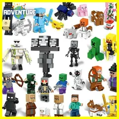 マインクラフト レゴ互換ブロック ミニフィグ29体セットおもちゃ知育玩具minecraft クリスマス子供プレゼントLEGOギフト mclm1