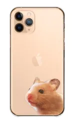 iPhone15Pro ケース カバー iPhone15 プロ スマホケース ハードケース ハムスター 小動物 ゴールデンハムスター 写真 もふもふ 小さい シンプル ゆるい 可愛い かわいい カラー01