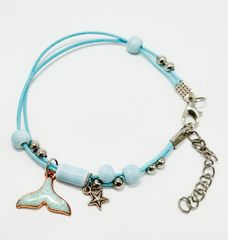 クジラ の しっぽ ブレスレット ブルー AUULLA 241268
