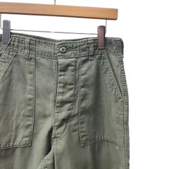 70s ビンテージ US ARMY コットン ベイカー パンツ W30 70年代 ビンテージ 米軍 ミリタリー USアーミー OG107 ユーティリティパンツ