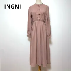 INGNI イング 長袖 ロングワンピース Mサイズ ストレッチ