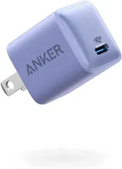 Anker PowerPort III Nano 20W (PD 充電器 20W USB-C 超小型急速充電器)【PSE技術基準適合/PowerIQ 3.0 (Gen2)搭載】 iPhone iPad Android その他 各種機器対応 (ラベンダーグレー)