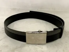 美品 PRADA プラダ ガチャベルト ホワイト ライトグレー - メルカリ