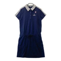 WAAC ワック WOMEN サークルロゴストレッチJQD ワンピース グリーン