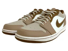 NIKE (ナイキ) AIR JORDAN 1 LOW SE US10.5 ブラウン ホワイト カジュアルシューズ 中国製 HF5753-221 28.5 ベージュ メンズ/004