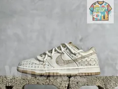 Nk SB Dunk Low LV共同ブランドストラップ ベージュフック-WTO輸入2-RJV51
