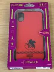 ヱヴァンゲリヲン新劇場版 IIIIfi+(R)(イーフィット) iPhoneXS X対応ケース EV-125A ネルフ/レッド