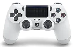【純正品】ワイヤレスコントローラー (DUALSHOCK 4) グレイシャー・ホワイト (CUH-ZCT2J13)(中古品)