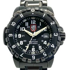 ルミノックス　LUMINOX　F–117　ナイトホーク　6400シリーズ　クォーツ　黒　デイト表示
