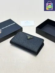 【今日WTO】Prada プラダ カードケース&財布シリーズ 高品質クロスグレインレザーと充実した収納を備える-WTO輸入2-USY74