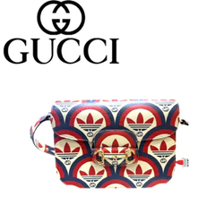 【中古美品】GUCCI×ADIDAS グッチ×アディダス ホースビット1955 GGスプリーム レザー ショルダーバッグ 602204