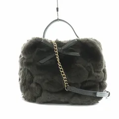 アンテプリマ ANTEPRIMA MISTO ショルダーバッグ ハンドバッグ 2WAY リボン チャコールグレー /NQ