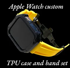 BE カスタム セット アップルウォッチバンド ラバーベルト Apple Watch カバー ケース メンズ レディース 38mm 40mm 41mm  42mm44mm45mm46mm49mm
キラキラ　極艶コーティング　シリコンバンド
