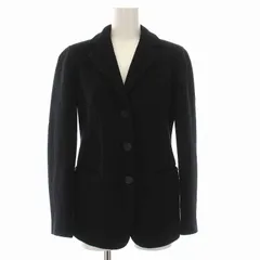 ジョルジオアルマーニ GIORGIO ARMANI テーラードジャケット ウール 3B アウター 38 S M 黒 ブラック /YMのサムネイル