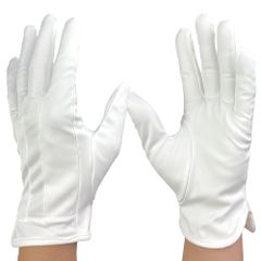 ウインセス  マイクロファイバー手袋 白/1組/Lサイズ 精密機器 カメラ・眼鏡・宝石 取扱い用手袋