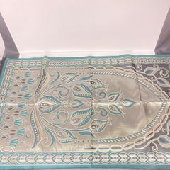 M0614C テーブル　センター　クロス　敷物　インテリア　布　ゴージャス　上品　緑　グリーン　テーブルクロス　マット　長期保管品
