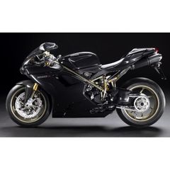 絵画風 壁紙ポスター (はがせるシール式) ドゥカティ スーパーバイク 1198S 2013年 DUCATI バイク キャラクロ DSPB-013S2 (603mm×372mm) ＜日本製＞ ウォールステッカー お風呂ポスター
