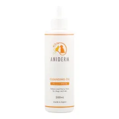 2:【獣医師監修】 ANIDERM クレンジングオイル 犬 猫 肌 トラブル フケ 痒み 低刺激 脂漏 ベタつき アレルギー マラセチア 薬用 皮膚炎 国産のサムネイル
