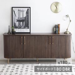 【新品】サイドボード おしゃれ 180cm リビング収納 キャビネット 木製サイドボード モダン 脚付き 大容量収納 高級感 縦スリット ゴールド脚 家具 リビング家具 サイドキャビネット 書類整理 壁面収納  「商：超」 「才：21」