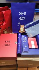 ✅未使用✅SK-II フェイシャルトリートメント エッセンス 230mLx MAISON KITSUNÉ ホリデーリミテッドエディション 限定ボトルギフトセット ポーチ付
