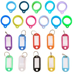 【在庫処分】DELUXEFOX アンブレラマーカー 26個入り ラベルホルダー30枚付属 傘 目印 シリコン製 マルチカラー 傘の目印アクセサリー