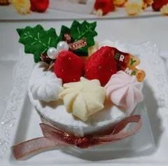 フェルト de クリスマスケーキ〈白〉のサムネイル