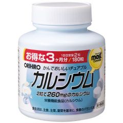 オリヒロ　MOSTチュアブル　カルシウム　サプリメント　健康管理　【ORH】
