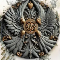 西洋の兵士金属製壁飾り品MEG社製戦う兵士ナイト刻印