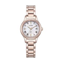クロスシー マスコミモデル オールサクラピンク エコドライブ 電波時計 CITIZEN XC シチズン ソーラー電波 腕時計 レディース ES9497-96A
