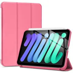 ★即日発送★ProCase iPad Mini A17 Pro 第7世代 2024 Mini6 ケース 2021 8.3インチ、スリム 三つ折りスタンド ハードバックカバー、適用機種：iPad Mini A17 Pro 第7世代 2024、Mini 6世代 2