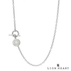 ライオンハート LH-1 ロゴ チャーム ネックレス サージカルステンレス316L シルバー 金属アレルギー対応 メンズ ブランド LION HEART