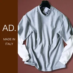 dr388●S●M●L●プレフォール●選択可●ミラノの街着ブランド●AD.メイドインイタリー●ロングスリーブトップス●メンズ