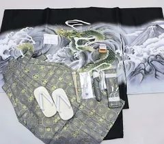 七五三 五歳 男児 羽織 着物 袴フルセット 龍 金刺繍 紋袴 生地と染加工は日本製 お仕立て無料 祝着 袴変更可能  NO30236