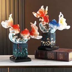 【美品】玉石　金魚　古玩　彫刻　置物　インテリア　工芸品　美術品　A2685 美品】玉石 金魚 古玩 彫刻 置物 インテリア 工芸品 美術品 A2685